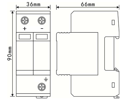 110V直流浪涌保護(hù)器 DCM-40-110